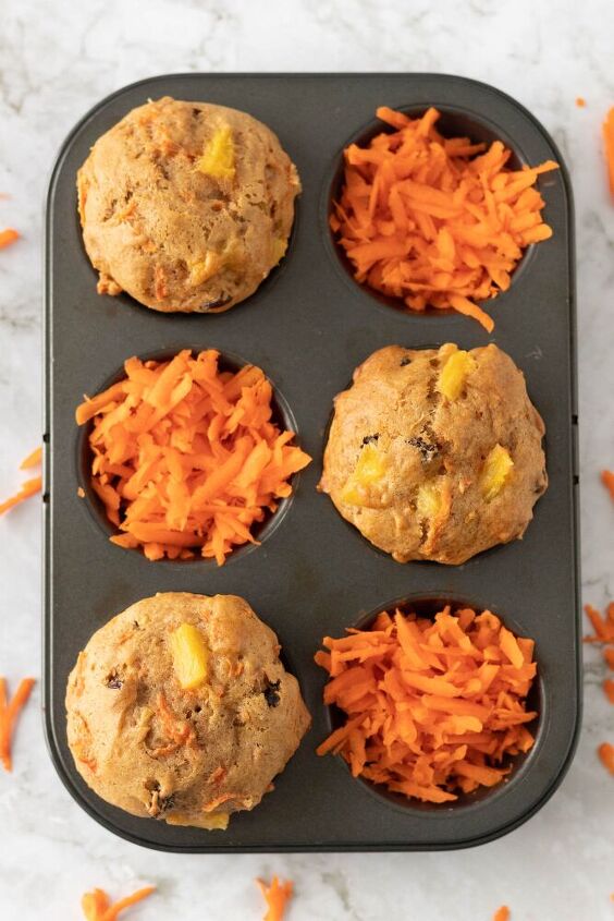 carrot pineapple muffins