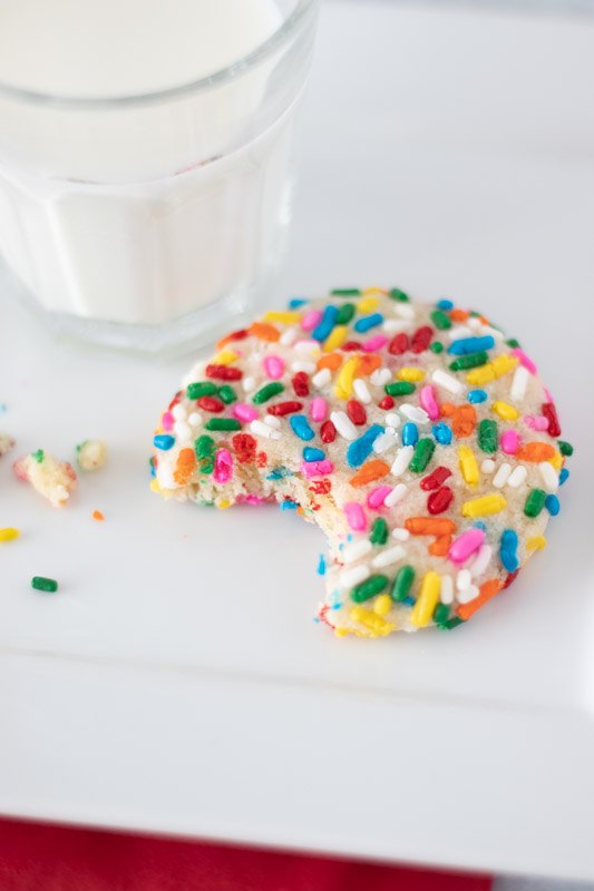s the top 30 baked goods to make during lockdown, Rainbow Sprinkle Cookies