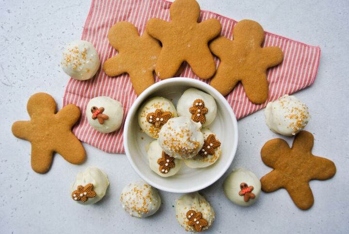 easy white chocolate gingerbread truffles