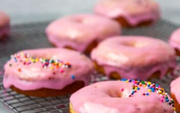 Berry-Frosted Cake Donuts