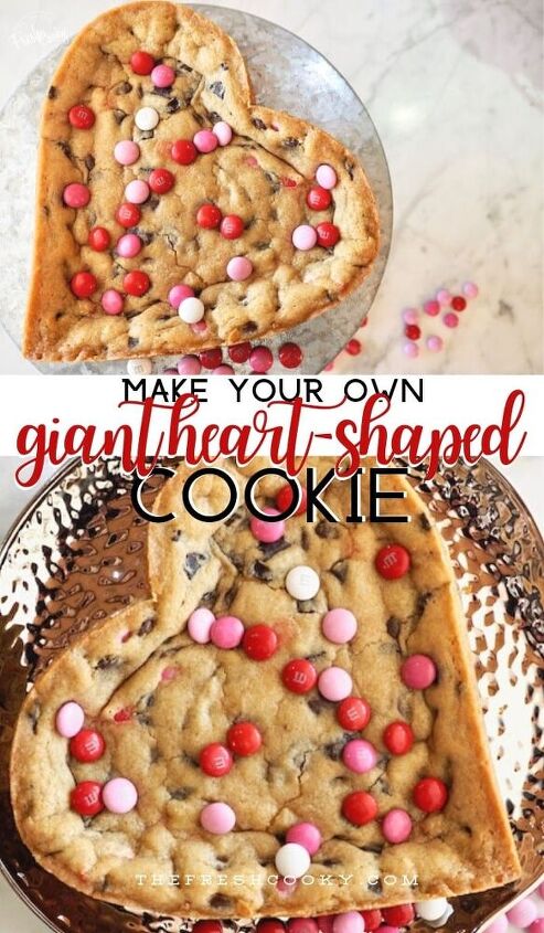 giant heart chocolate chip cookie recipe