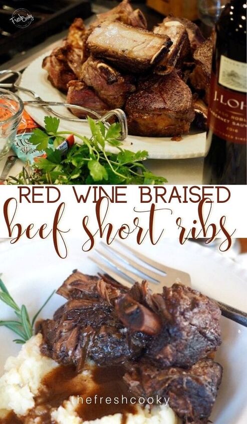red wine braised beef short ribs