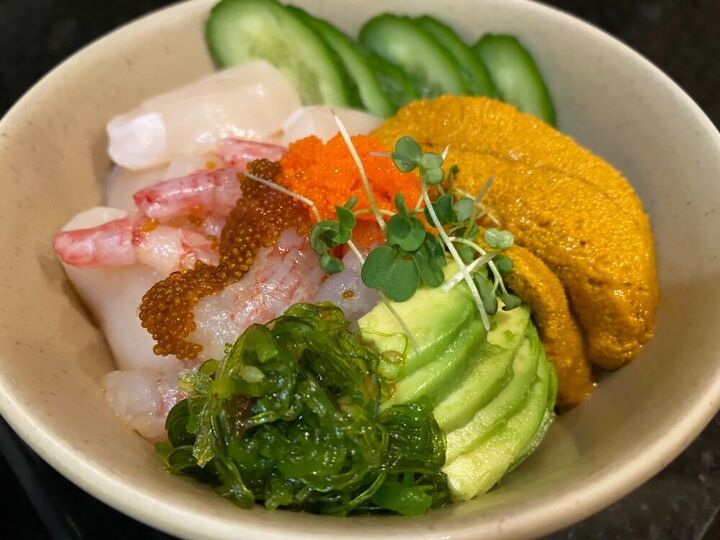 make your own sashimi rice bowl
