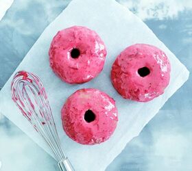 s 18 delightful donut recipes, Spiced Donuts With Cranberry Glaze