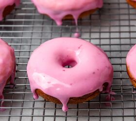 s 18 delightful donut recipes, Berry Frosted Cake Donuts