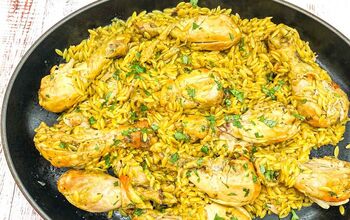 Latin Chicken Orzo With Sazon and Achiote