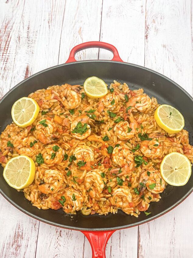 10 best chicken wing side dishes, Cajun Shrimp Orzo