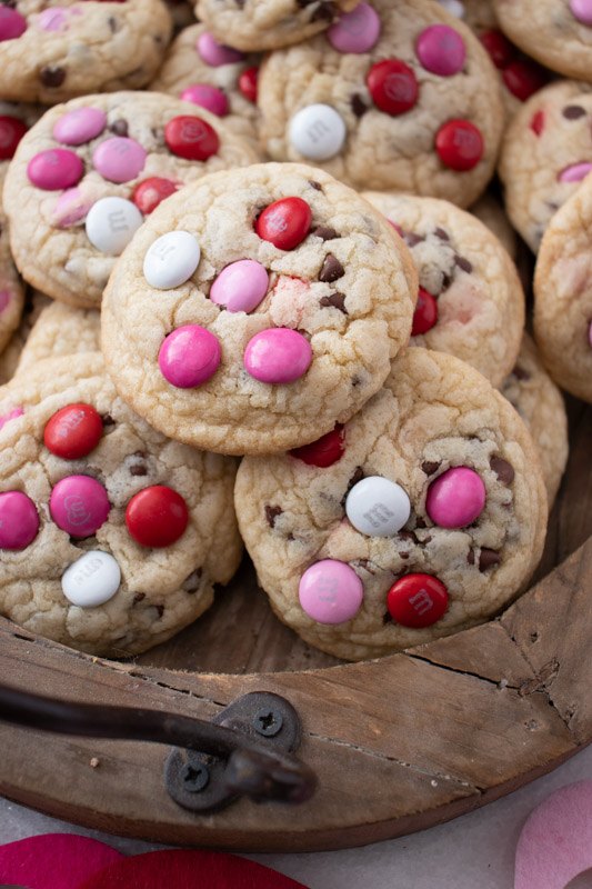 valentine s day m m cookies