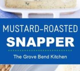 mustard roasted snapper