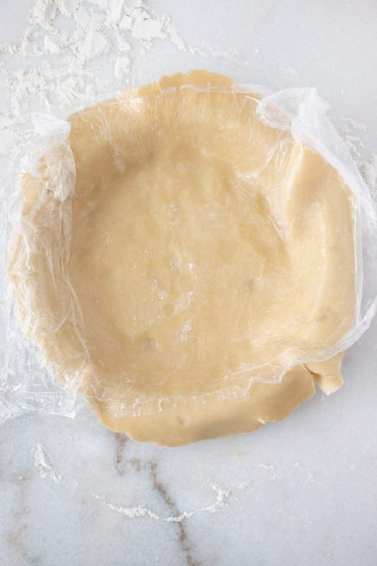perfect pie crust, Place in a pie dish