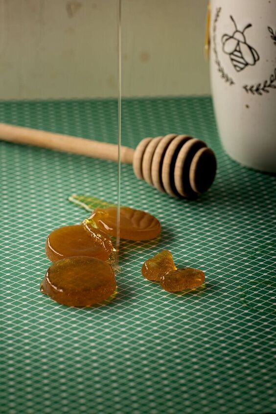 homemade hard honey candy to soothe your sore throat