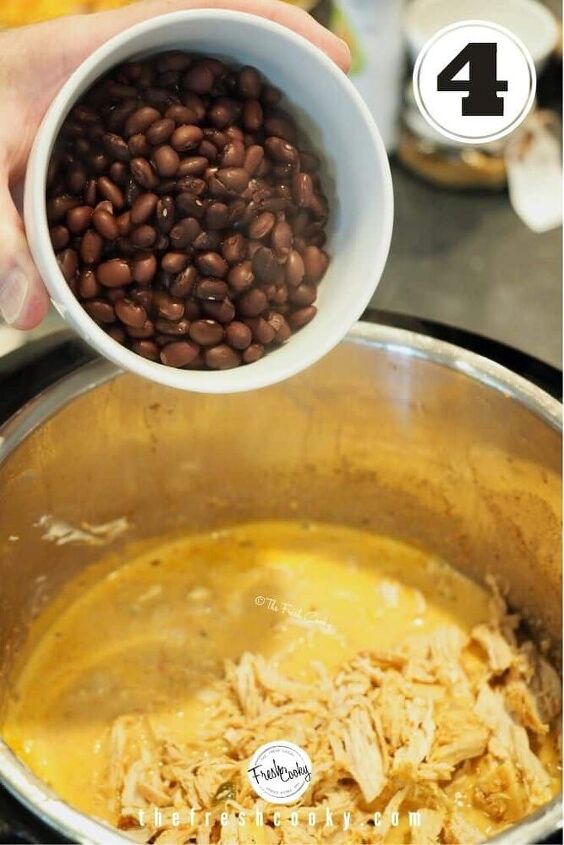 healthy crack chicken instant pot or slow cooker, and finally black beans stir to combine