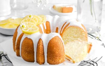 Lemon and Sour Cream Pound Cake With Lemon Glaze