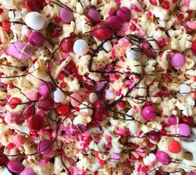 valentine s popcorn chocolate covered with sprinkles