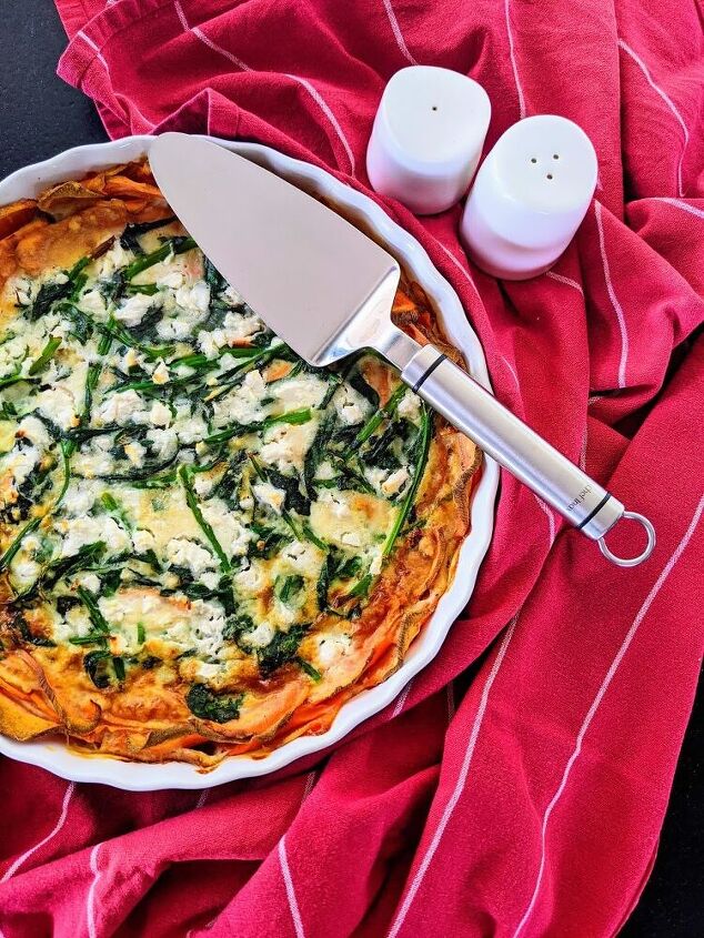 10 of the healthiest dishes on the planet, Sweet Potato And Spinach Quiche