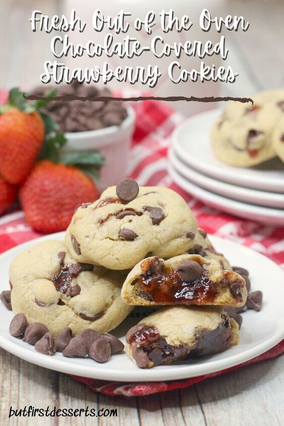strawberry infused chocolate chip cookie recipe