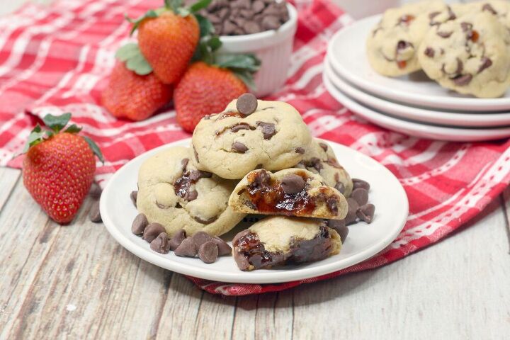 strawberry infused chocolate chip cookie recipe