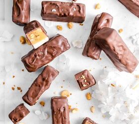 homemade snickers candy bars