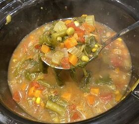 delicious slow cooker vegetable soup recipe