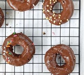 Easy Quick Air Fryer Chocolate Donuts Foodtalk