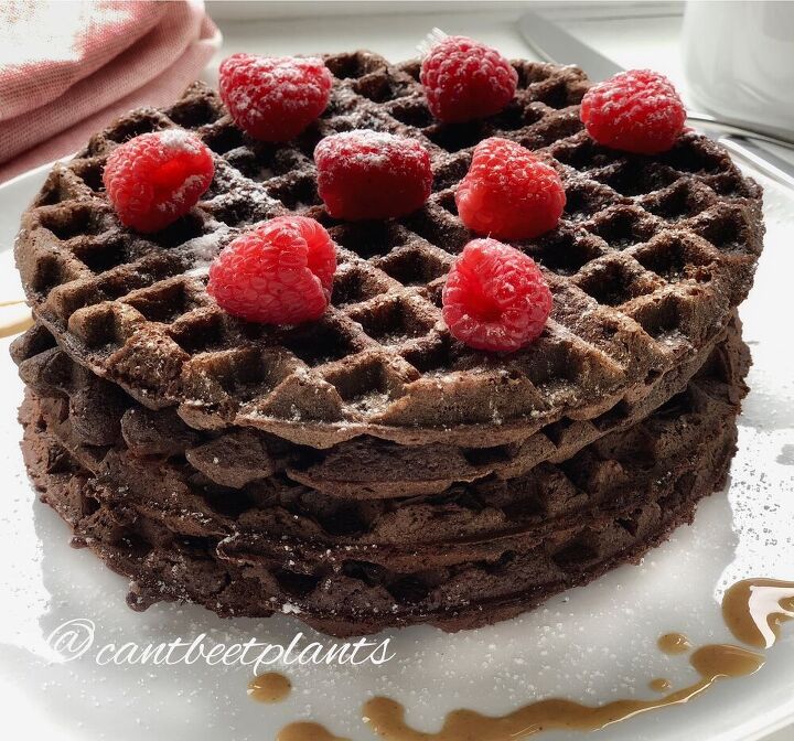 chocolate brownie waffles pancakes and muffins