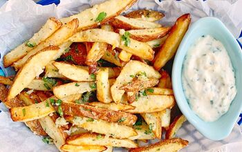 Air Fried Truffle Parmesan Fries With Garlic Chive Aioli