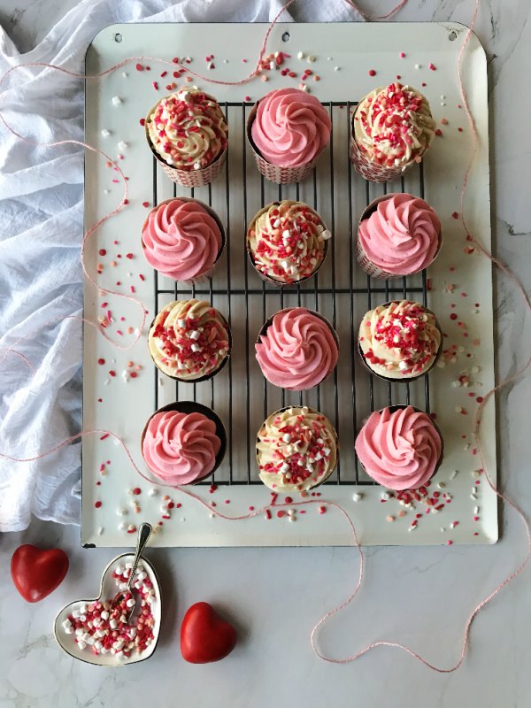 chocolate valentine s day cupcakes with the best buttercream f