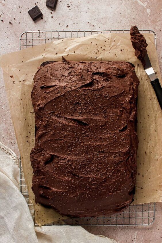 vegan gluten free chocolate cake w chocolate buttercream frosting