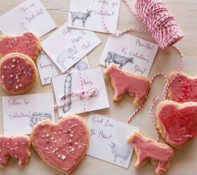 Whole Wheat Sugar Cookies With Beet Colored Icing