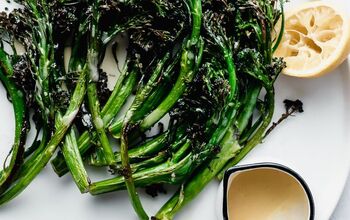Roasted Broccolini With Lemon Miso Butter Sauce