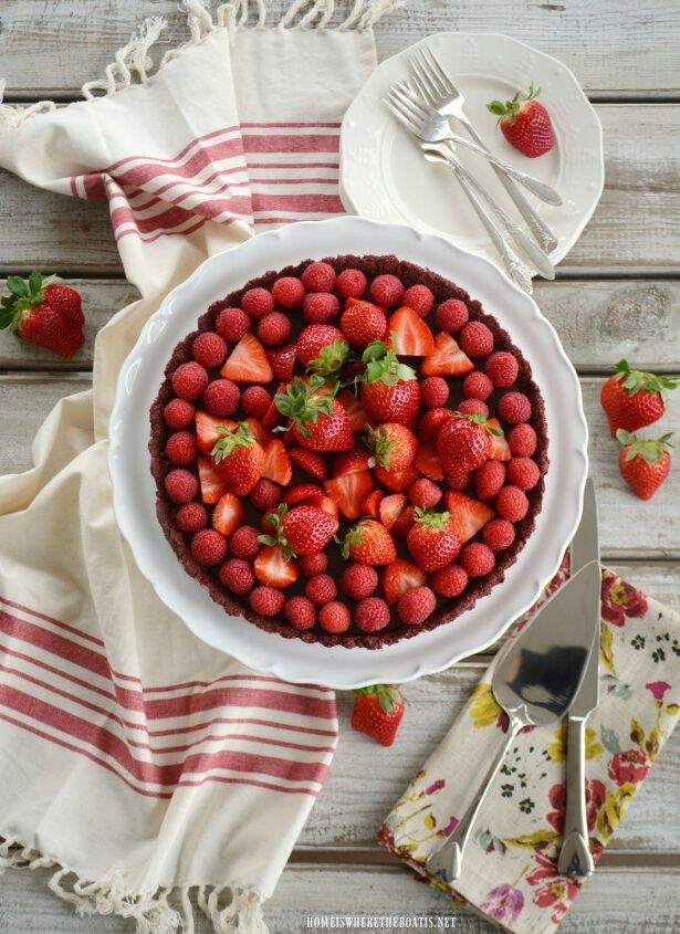 love at first bite no bake 5 ingredient chocolate tart