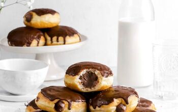 Classic Dark Chocolate Filled Doughnuts