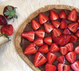 Quick and Easy Strawberry Nutella Tart- The Kitchen Garten