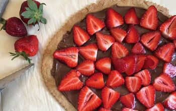 Quick and Easy Strawberry Nutella Tart- The Kitchen Garten