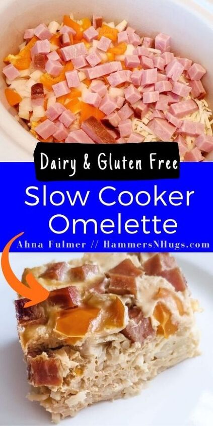 slow cooker omelette and hash browns