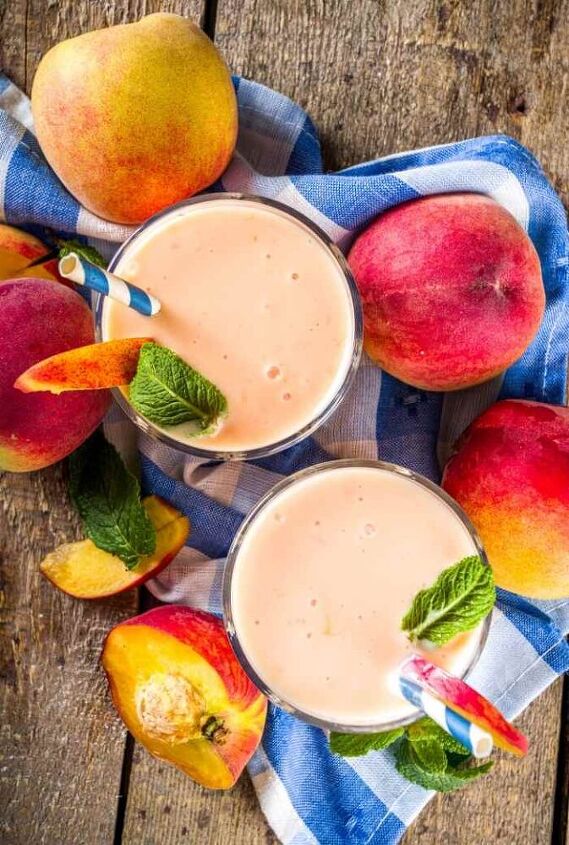 peach berry vitamin c smoothie