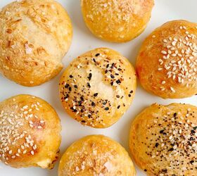 2 ingredient dough stuffed bagel balls