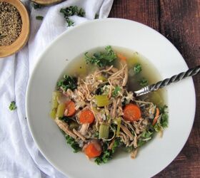 Chicken and Wild Rice Soup With Kale