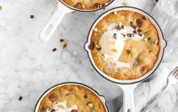 Mini Chocolate Chip and Walnut Skillet Cookies