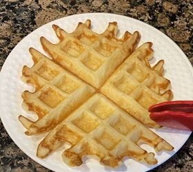banana blueberry buttermilk waffle, Plain Buttermilk Waffle