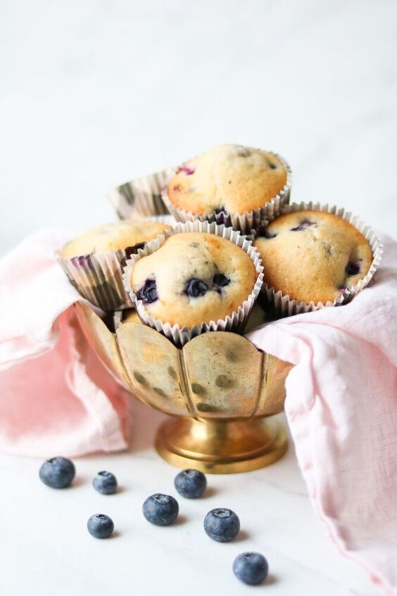 one bowl blueberry muffins