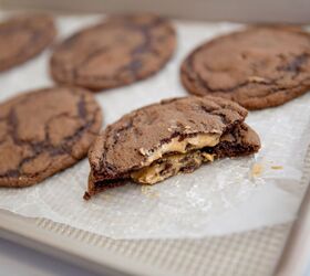 chocolate peanut butter filled cookies