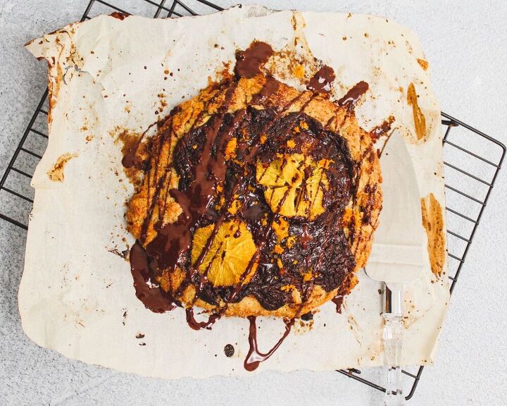 chocolate orange galette