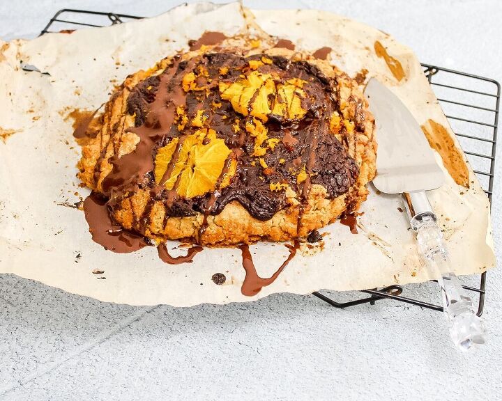 chocolate orange galette