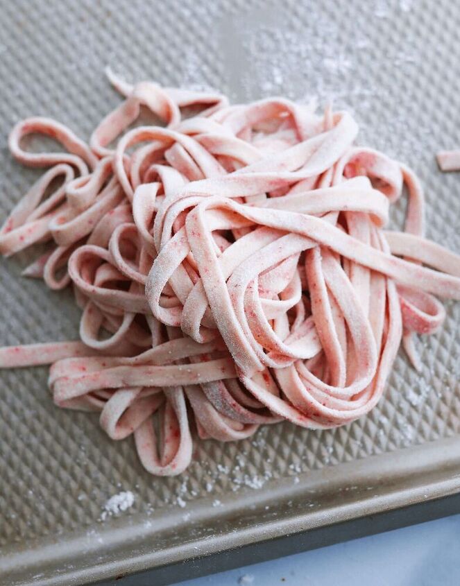 simple fresh vegan pink pasta for valentine s day