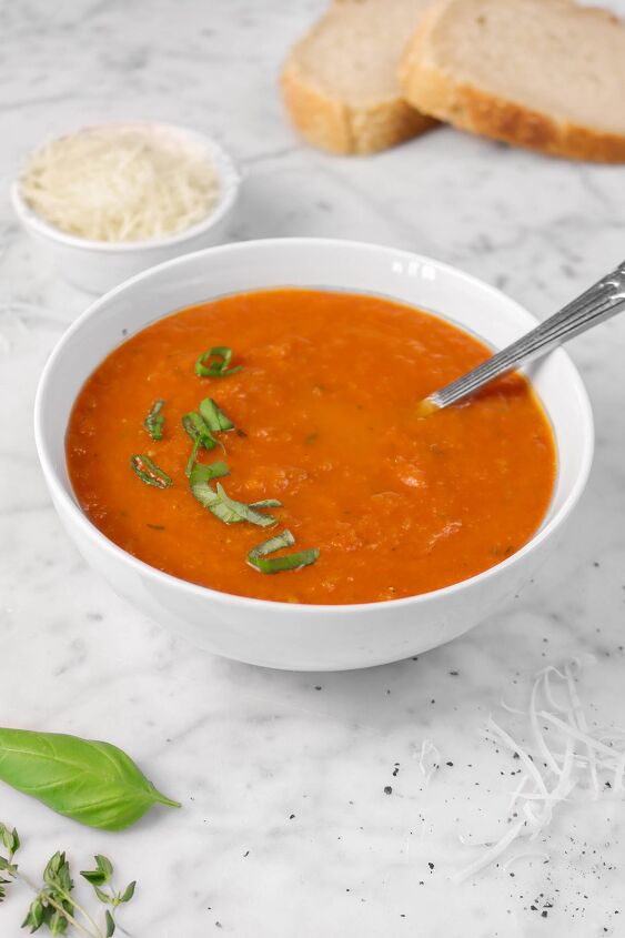 s our top 5 favorite easy winter soups, Homemade Tomato Soup