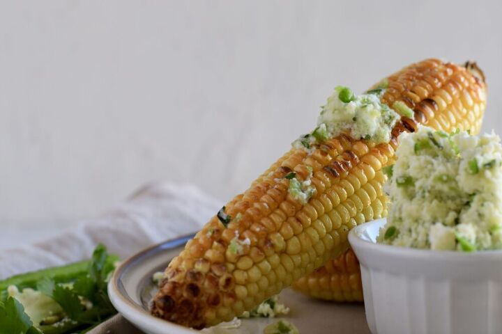 charred corn with jalape o cotija butter