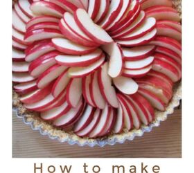 how to make an easy amaretti apple tart