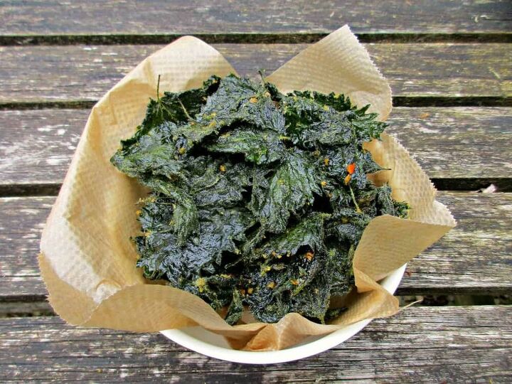 how to make delicious healthy stinging nettle crisps