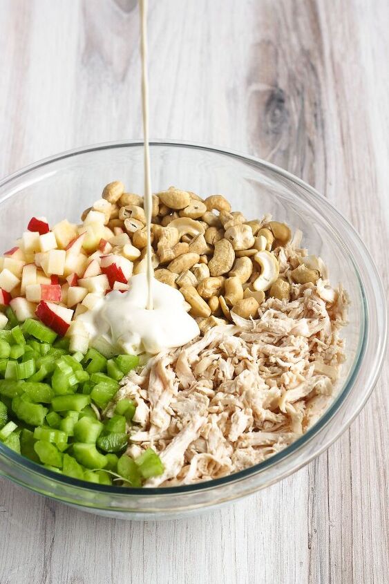 healthy cashew chicken salad dairy free